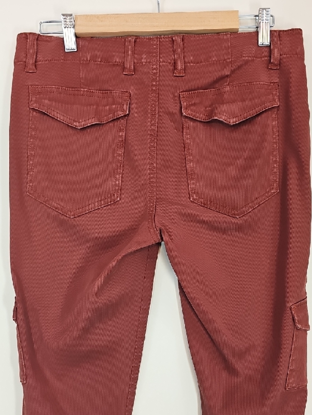 CAbi The Drifter Skinny Cargo Pants Corduroy Sz 10 Academia Dark Feminine - Picture 9 of 10